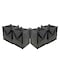 Durasack Up to 500 lbs. Reusable Tote Bags, Grey, 4 PK BB-1619GRY-4PK - alternate 1